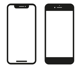 Smartphone Mockup. Screen Template. Stock Vector 