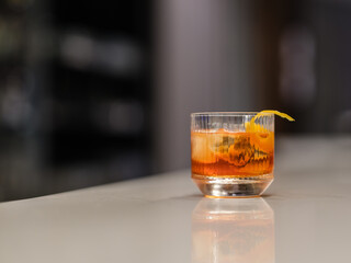 a colorful and delicious glass of cocktail