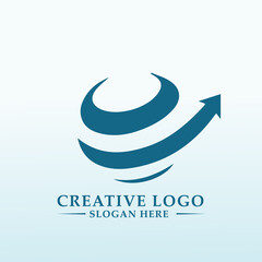 Obraz premium financial planning business letter A logo design