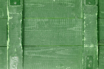 army wooden green box close-up. old tree texture, background, space for text. vintage wallpaper