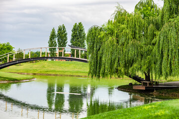 Obraz premium Golf grassland in kakheti, Georgia