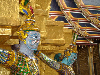THAILANDIA - BANGKOK &ndash; WAT PHRA KAEW - DEMONI