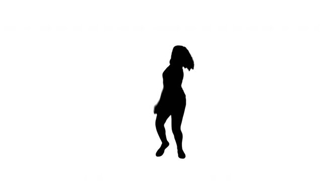 Silhouette Girl Dancer