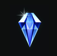 Diamante brillante Ilustraci&oacute;n vectorial