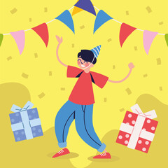 happy boy birthday hat