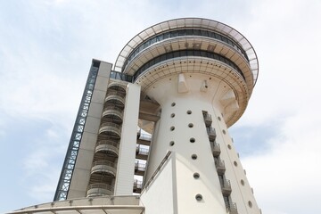 Obraz premium Observation tower called the lighthouse of mediterranean sea in Palavas-les-flots, France