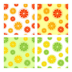 citrus, lemon, lime, orange, grapefruit, vector illustration, texture