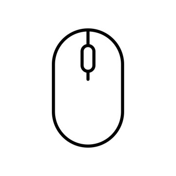 Mouse, mysz komputerowa - ikona wektorowa, 