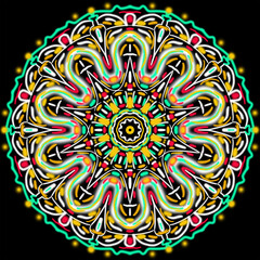 Mandala colorata
