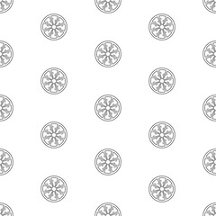 orange seamless pattern isolated on white background.