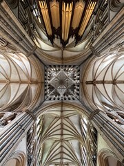 The roof of Lincoln cathedral