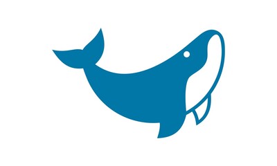 ocean whale fish vector