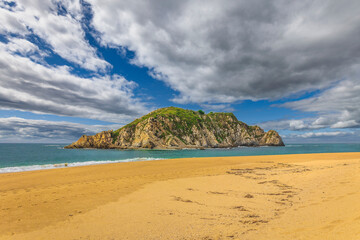 Huatulco bays - Cacaluta beach. Secret beach in Mexico only acessible by a trail in the jungle
