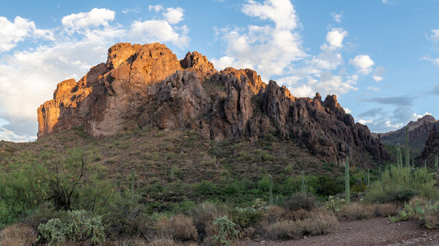 Photograph of the Superstition Mountains