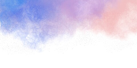 purple and  blue pastel gradient paint background with liquid fluid watercolor 