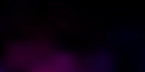 Dark pink, red vector blurred layout.