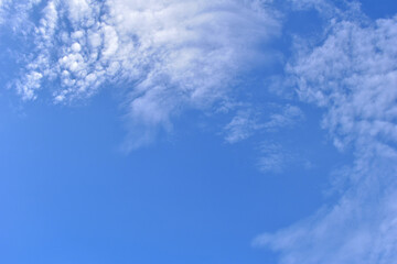 Blue sky with clouds for background