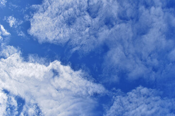 Blue sky with clouds for background