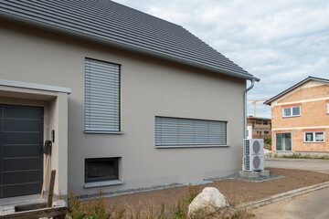 modern house facade in south germany