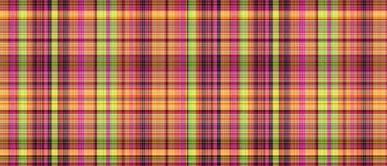 Pink orange plaid pattern in modern style and high quality knitted fabric