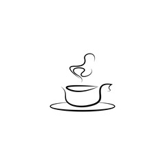 vector cup of coffee icon design illustration