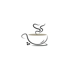 vector cup of coffee icon design illustration