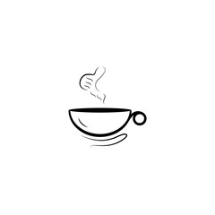 vector cup of coffee icon design illustration
