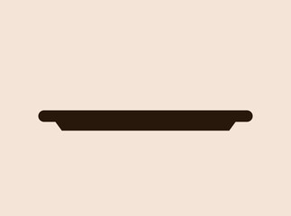 dish icon kitchen vector flat black silhouette