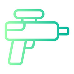 water gun gradient icon