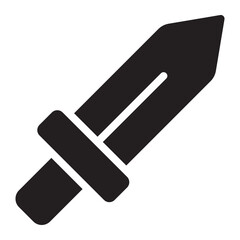 sword glyph icon