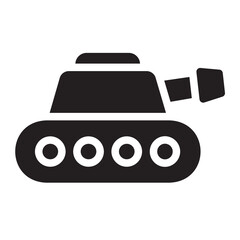 tank glyph icon