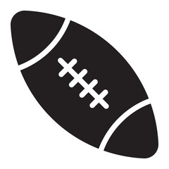 american football glyph icon
