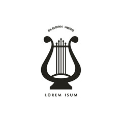music and entertainment unit logo, suitable for designing various packs of musical instruments or en