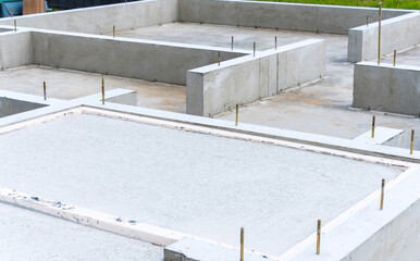 住宅の基礎コンクリート
