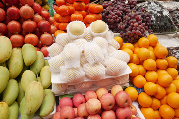 mixed fruit display for sale at local store 