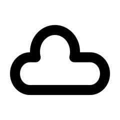Obraz premium cloud icon