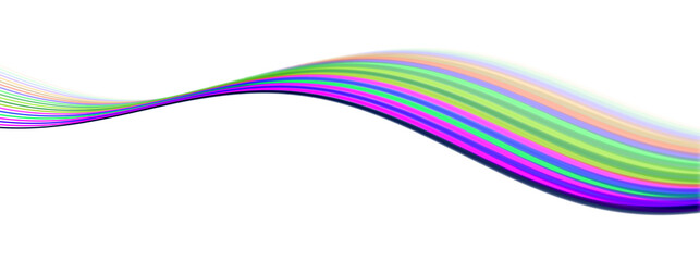 Multicolored line art on white background. Illustration.