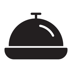 Meal glyph icon