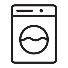 Laundry Service line icon