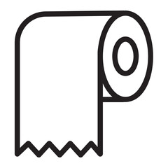 Toilet Paper line icon