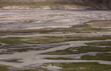 On the way to Lake Kel Suu in Kyrgyzstan