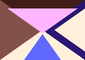 Geometric background. Triangles template for business presentations, app covers and website design. Vector