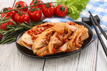 Korean food - spicy Kimchi cabbage