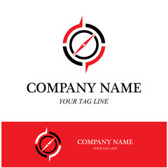 compass logo and symbol vector
