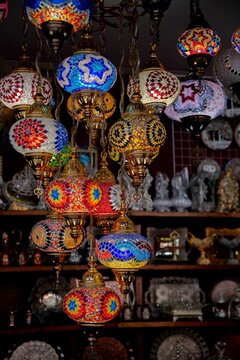 lamps in the market
