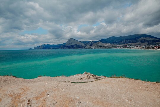 view of the sea from the top