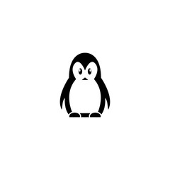 Penguin icon logo vector design