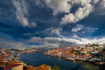 Naklejka na ściany i meble The beautiful city of Porto, Portugal