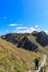 Obraz premium 北海道 秋の神威岬