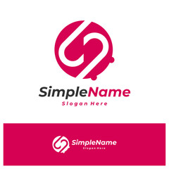 Letter S Logo Design Template. Initial S logo concept vector. Creative Icon Symbol